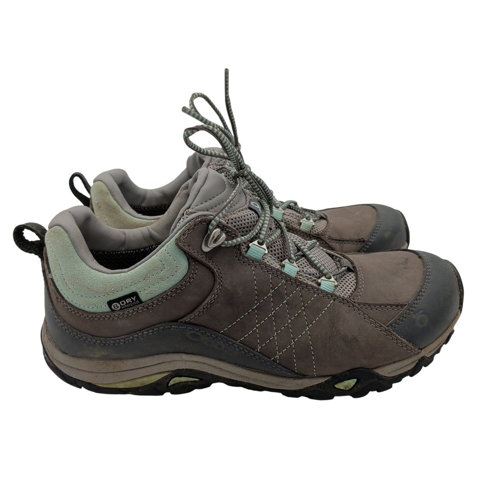 Oboz Sapphire Low B-DRY Waterproof Hiking Shoes Womens 9 Gorpcore Outdoor Trail